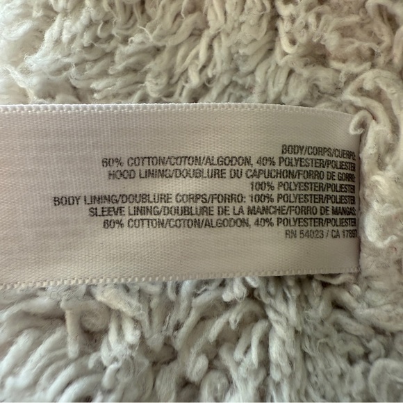 Old Navy Full Zip Hoodie Women’s Large Red‎ Grunge Warm Fuzz Lined Skater Jacket - Picture 10 of 12